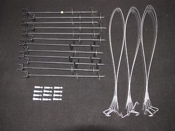 HUD Approved Mobile Home Parts Set of 12 Auger Type Anchors, Tie Down Straps and Bolts