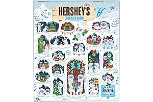 Hershey's Cookies 'n' Creme Advent Calendar for Scrumptious Holiday Treats (212g/7.4oz)