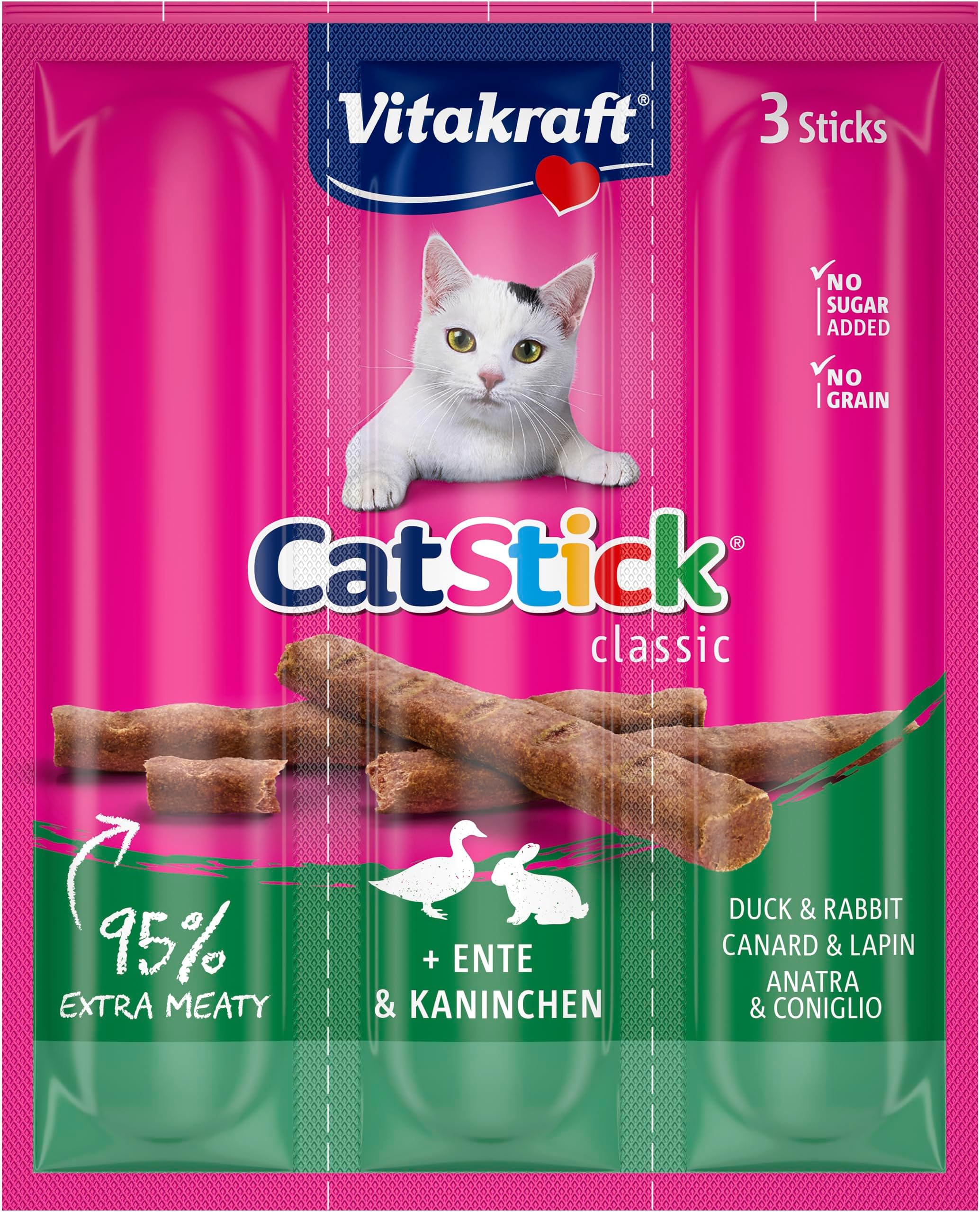 VitakraftCat Stick Mini (Flavour: Duck & Rabbit)