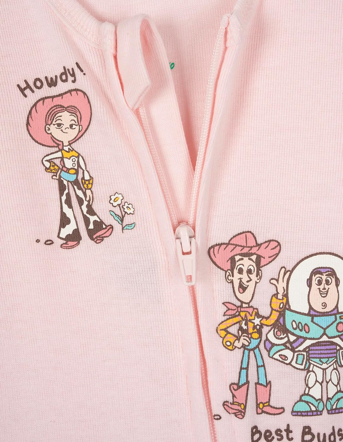 Disney Baby Girls 2 Pack Zip Up Sleep N' Plays Newborn to Infant Sizes (Newborn - 24 Months)