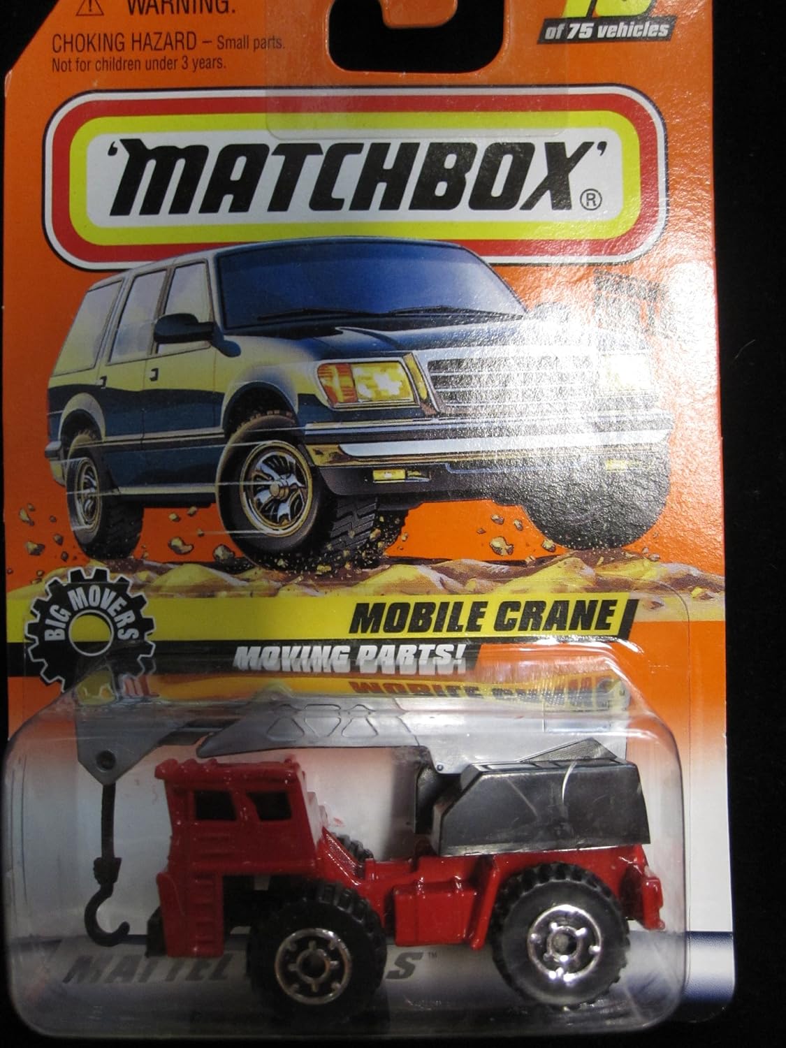 Mobile Crane (red/black) Matchbox Big Movers Series #15