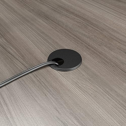 Miniatura 7 de Oficina Trabajos por Sauder Affirm 60" Escritorio Shell, L 59.06" x W 29.53" x H 29.29", Hudson Elm