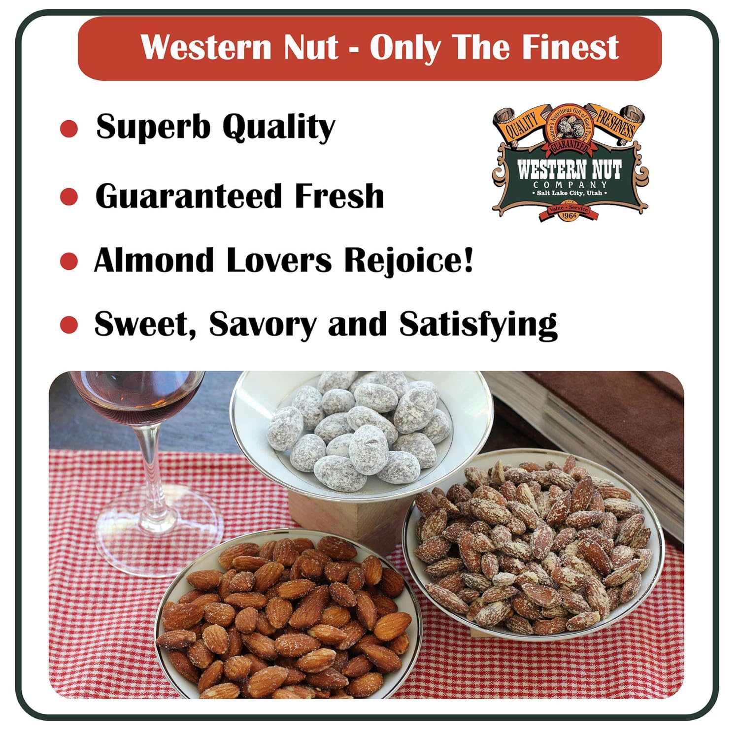 Western Nut Heritage Gift Box, Almond Aficionados, 15 oz (425g)
