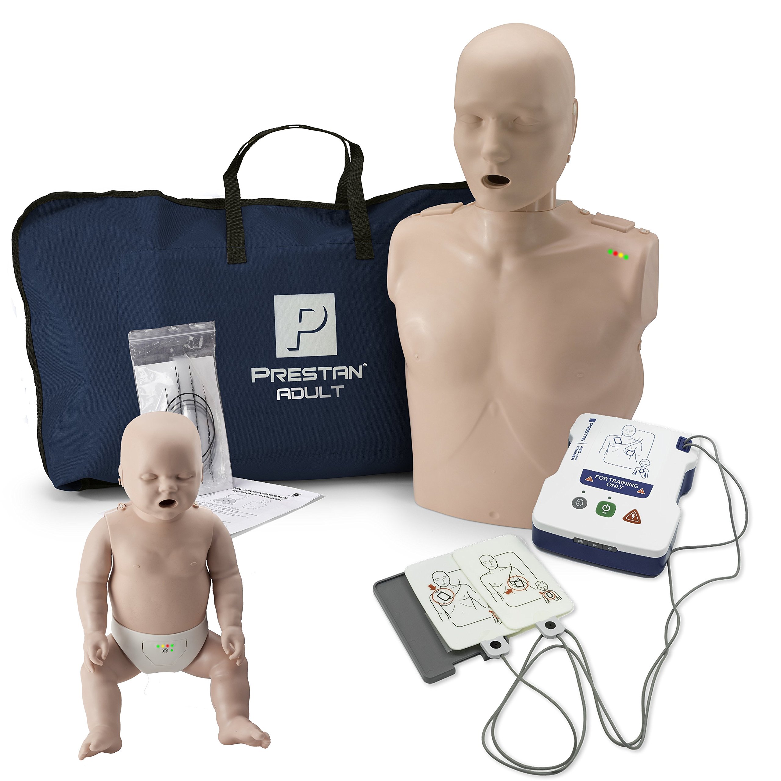 Adult Manikin + Infant Manikin + Prestan UltraTrainer (with Monitor, Medium Skin)