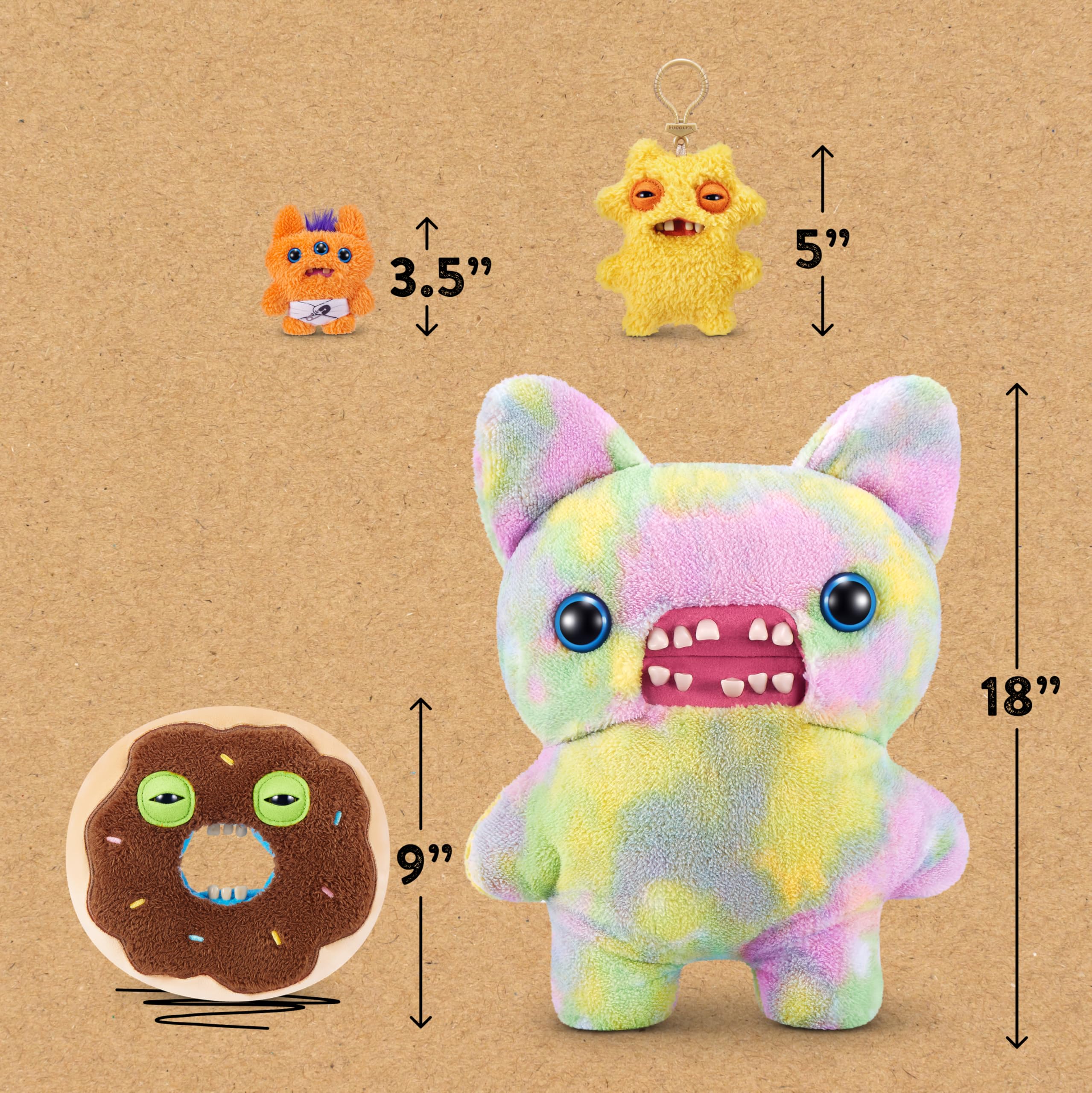 Fuggler 9" CORE-Series 1-FUGGALICIOUS Plush 2PK