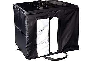 Amazon Basics LED Light Box Portable Photo Studio Box 25x30x25" Foldable