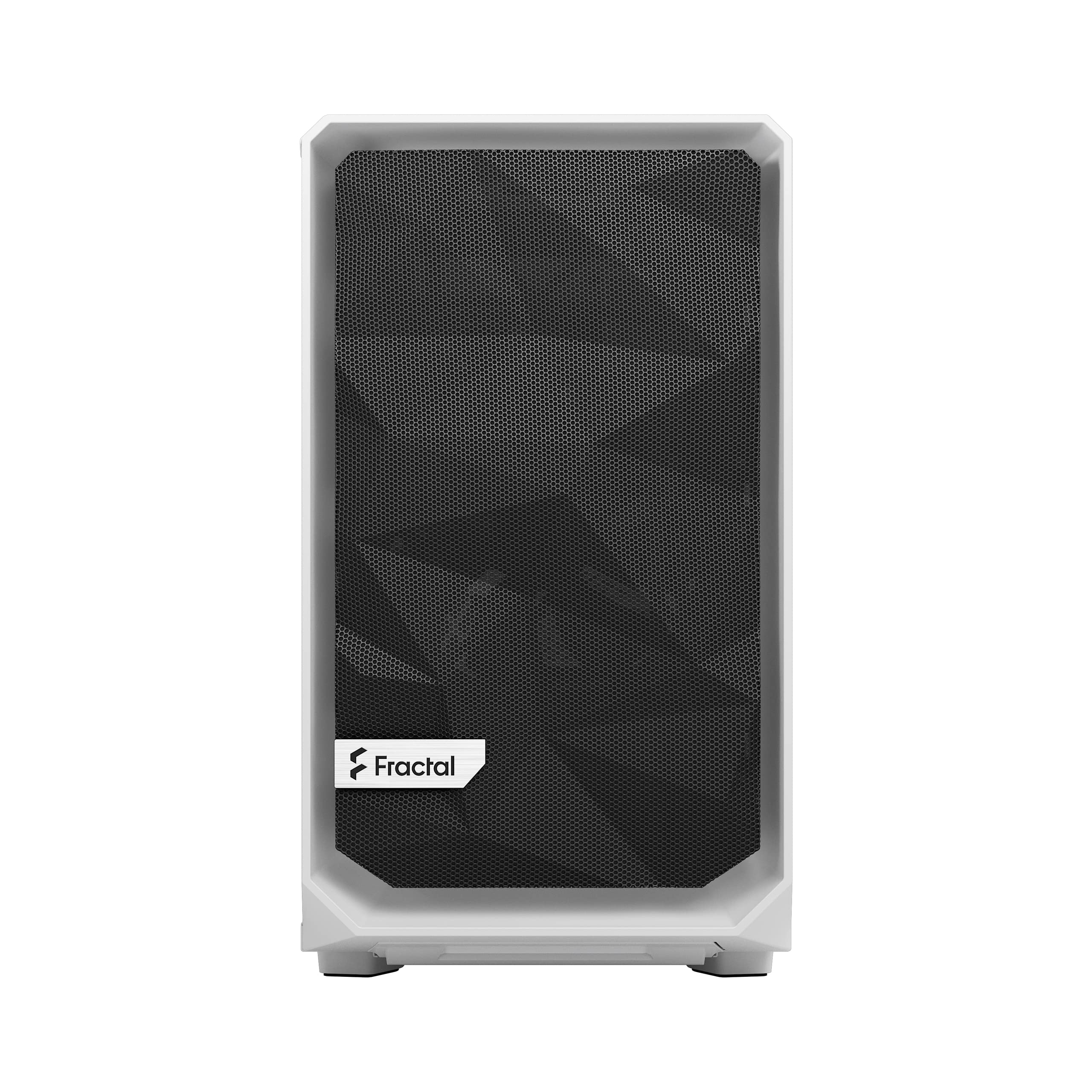 Fractal Design Meshify 2 Nano - MinI-Itx Tower (geh?rtetes Glas) - Keine Spannungsversorgung (atx) - Wei? - Usb/audio (fD-C-Mes2N-02)