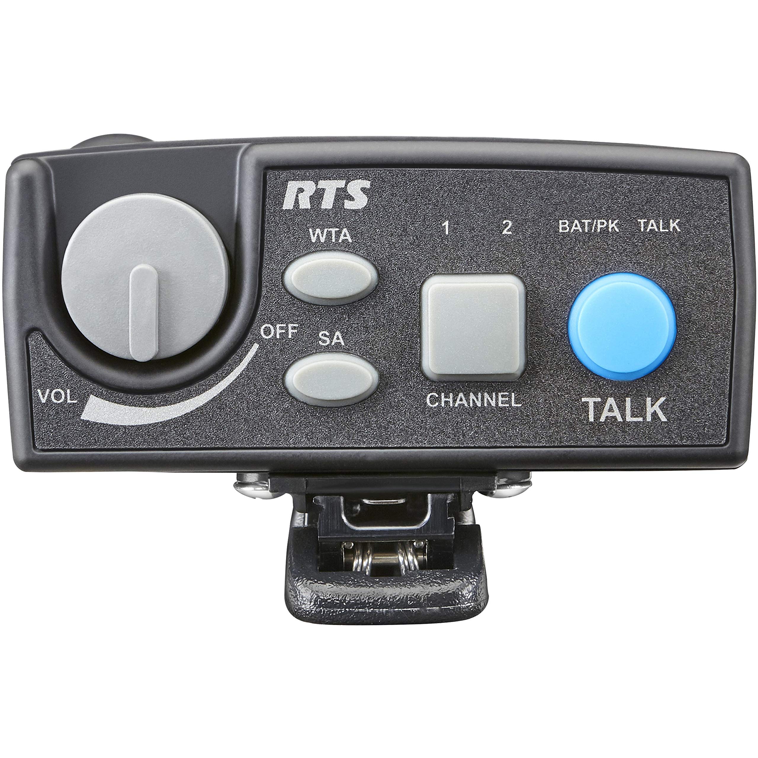 RTS TR-30N 2-Channel UHF/VHF Wireless Beltpack, A10 Band, A4F Connector
