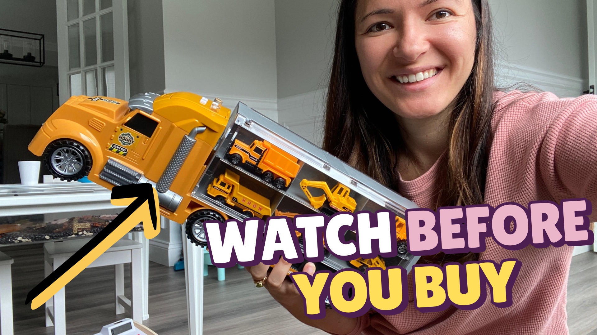 Watch Joyin construction truck toy set review on Amazon Live