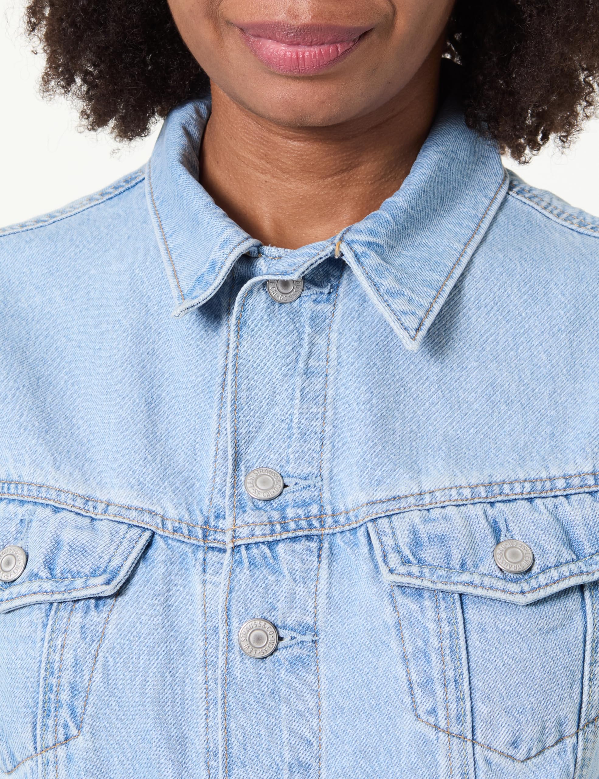 Levi's Vestido de Mujer Iconic sin Mangas Vestido Casual, Envuelto en Azul, XS
