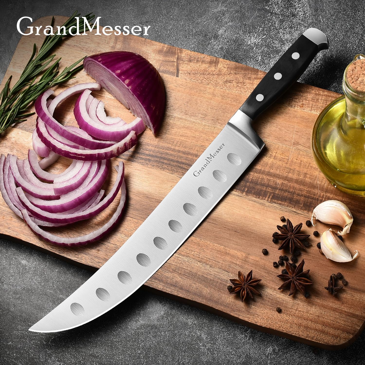 Butcher Knife - 10" Cimeter Knife for Meat -7
