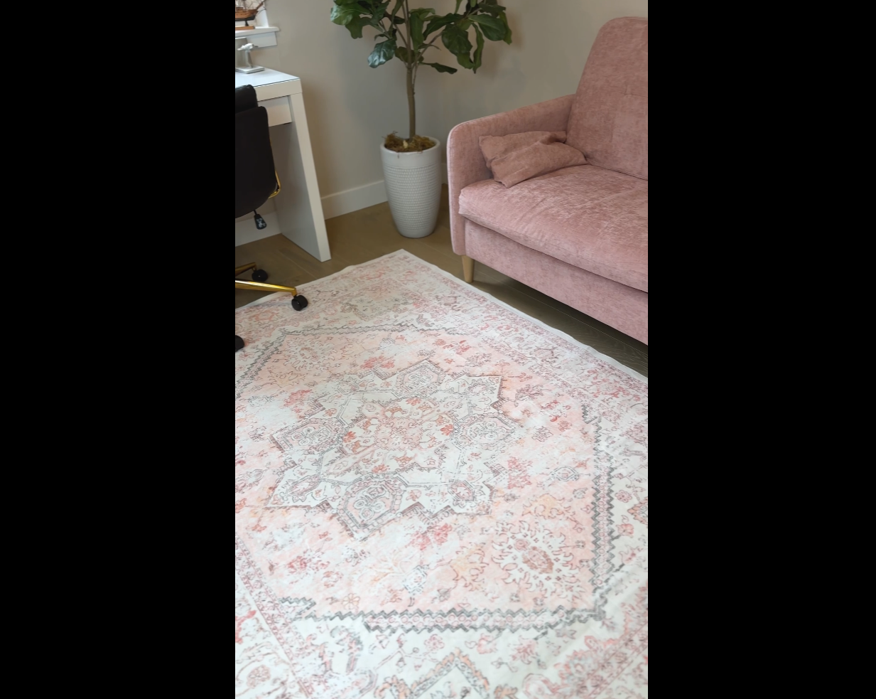 Amazon.com: LIVEBOX Pink Area Rug 8x10 - Large Oriental Floral