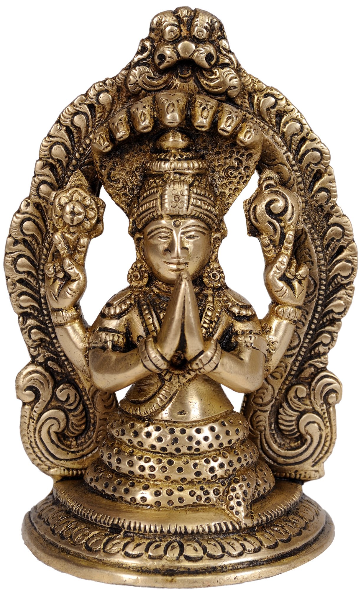 Exotic IndiaSaint Patanjali - Brass Statue
