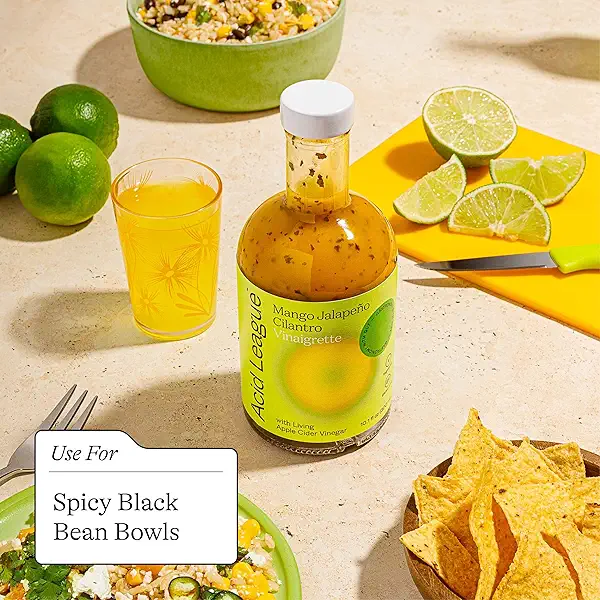 Acid League Mango Jalapeno Cilantro Living Vinaigrette, 10.1 Fl Oz 5