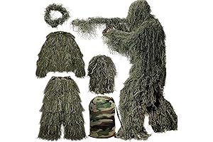 MOPHOTO Camo Ghillie Suit for Men and Youth