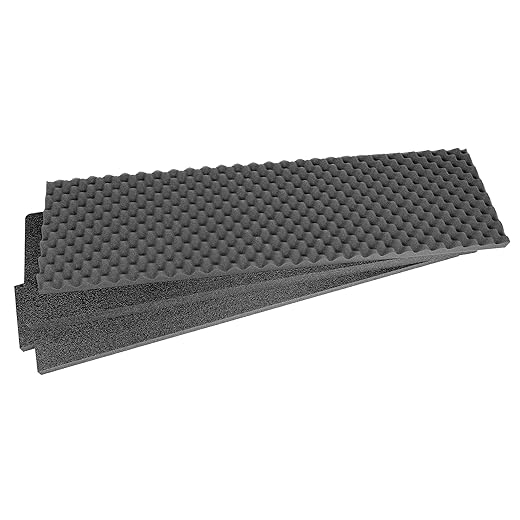 Case Club Military Grade Closed Cell Polyethylene Foam to Fit Pelican Rifle Case (1750)