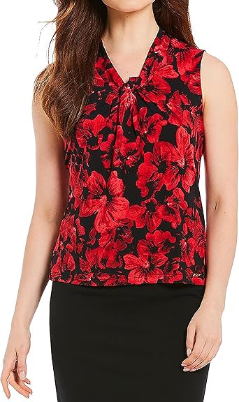 calvin klein v neck shell