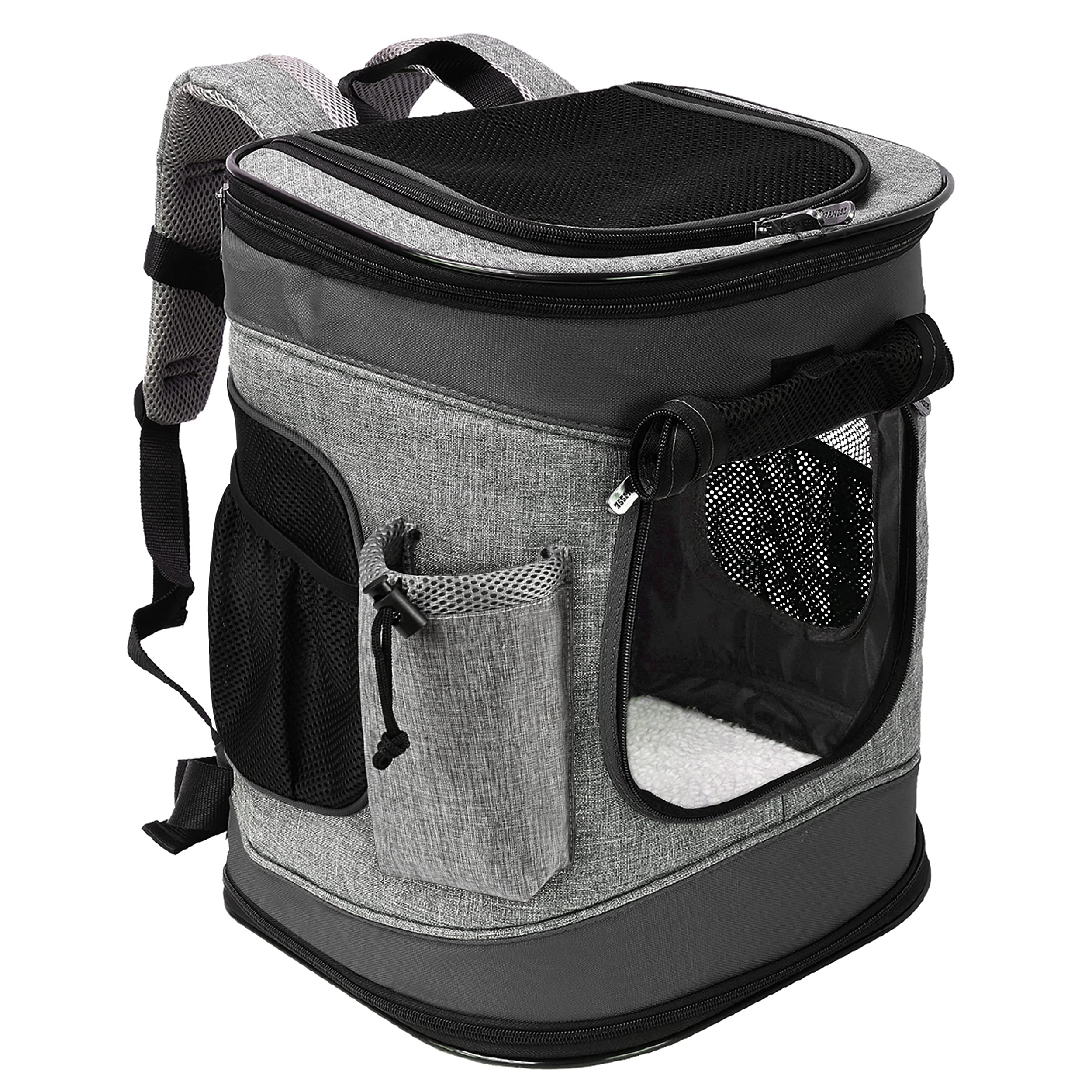 Kato Tirrinia Pet Dog Carrier Zaino, Pet Carrier Bag con Rete per Cani Medi Gatti, 1.5lbs Cucciolo Zaino Carrier Borsone Portatile per All'aperto