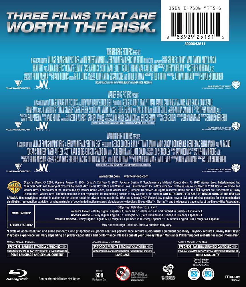 オーシャンズ１１（Ｂｌｕ－ｒａｙ　Ｄｉｓｃ） Amazon.co.jp: 【初回生産限定スペシャル・パッケージ