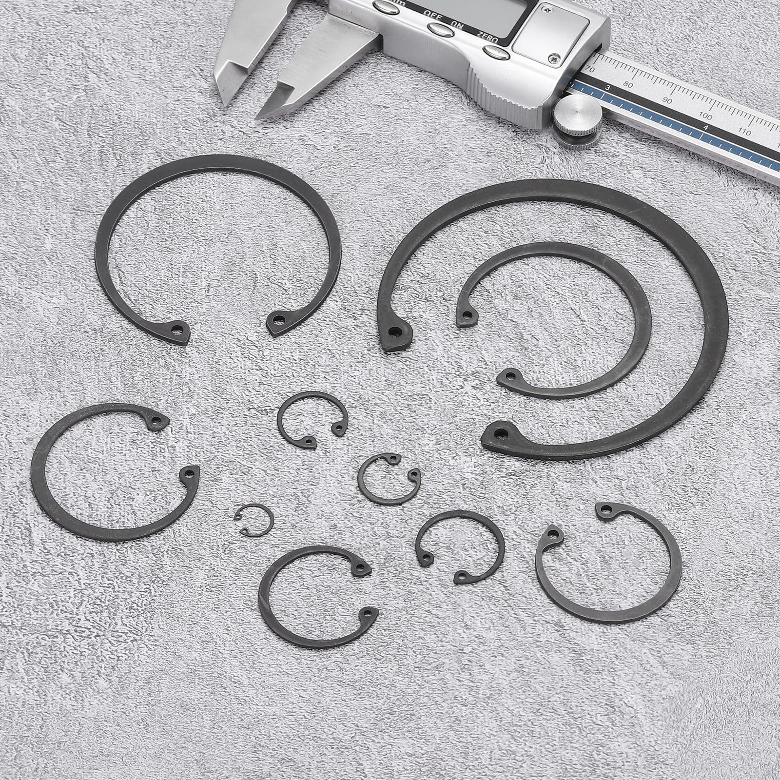 Internal Retaining Rings - 5 Pcs Spring Steel -4