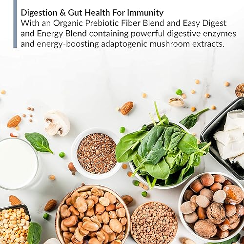 Miniatura 5 de BioTrust Metabo Greens Superfood Powder - Polvo súper verde, mezcla de frutas y verduras con espectros clínicamente estudiados, sin OMG, sin soja,