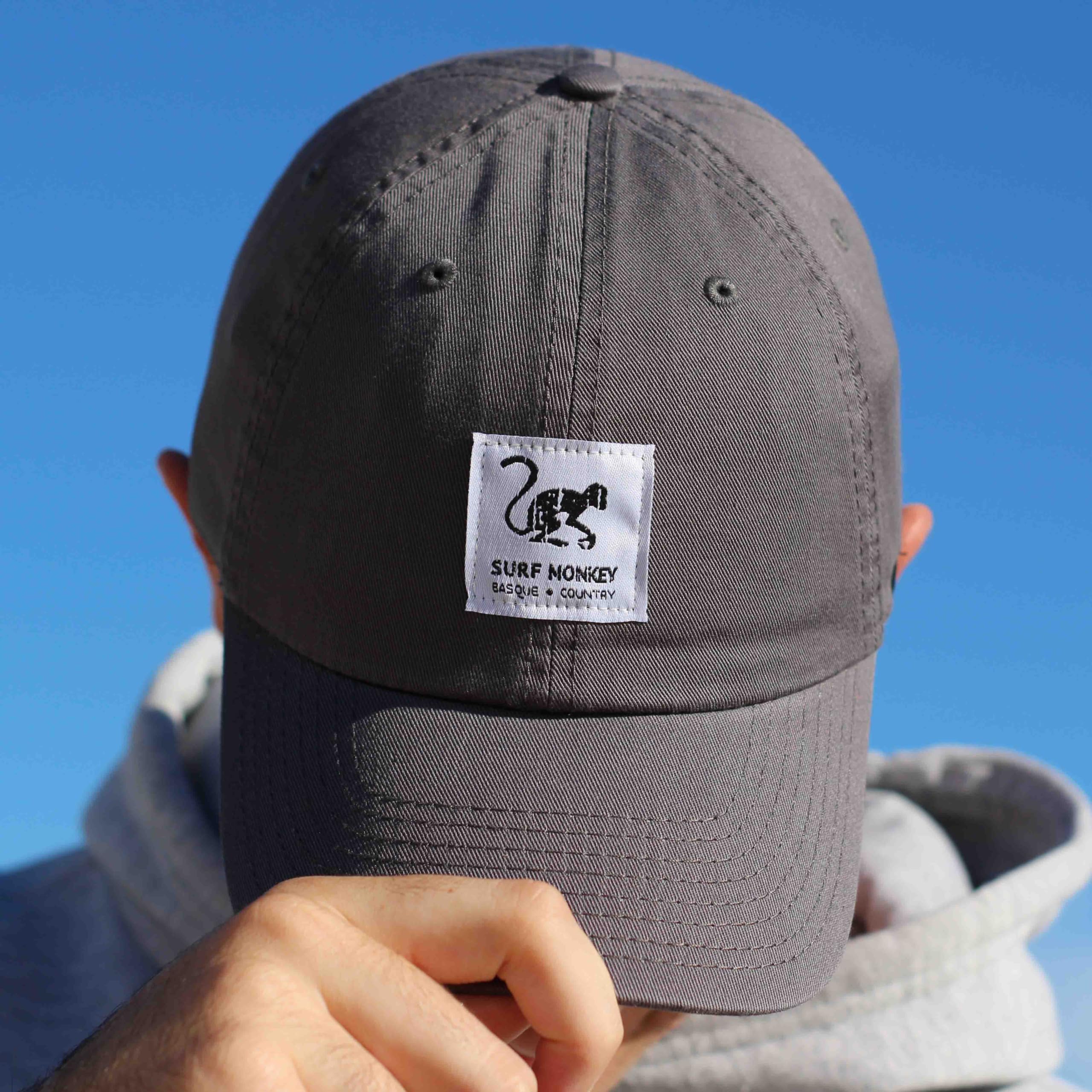 Surf Monkey Klasyczna czapka bejsbolowa Dad bawełniana bez struktury - bawełna organiczna