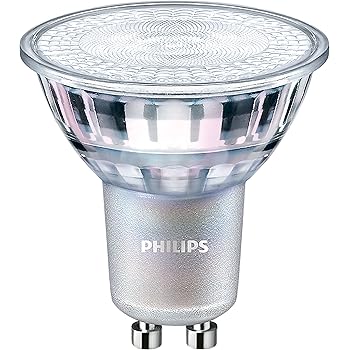 Philips Gu10 Led Lampe 4 9 Watt 60 Grad Spot Dimmbar Glaskorper Warmweiss 930 Ra90 Amazon De Kuche Haushalt