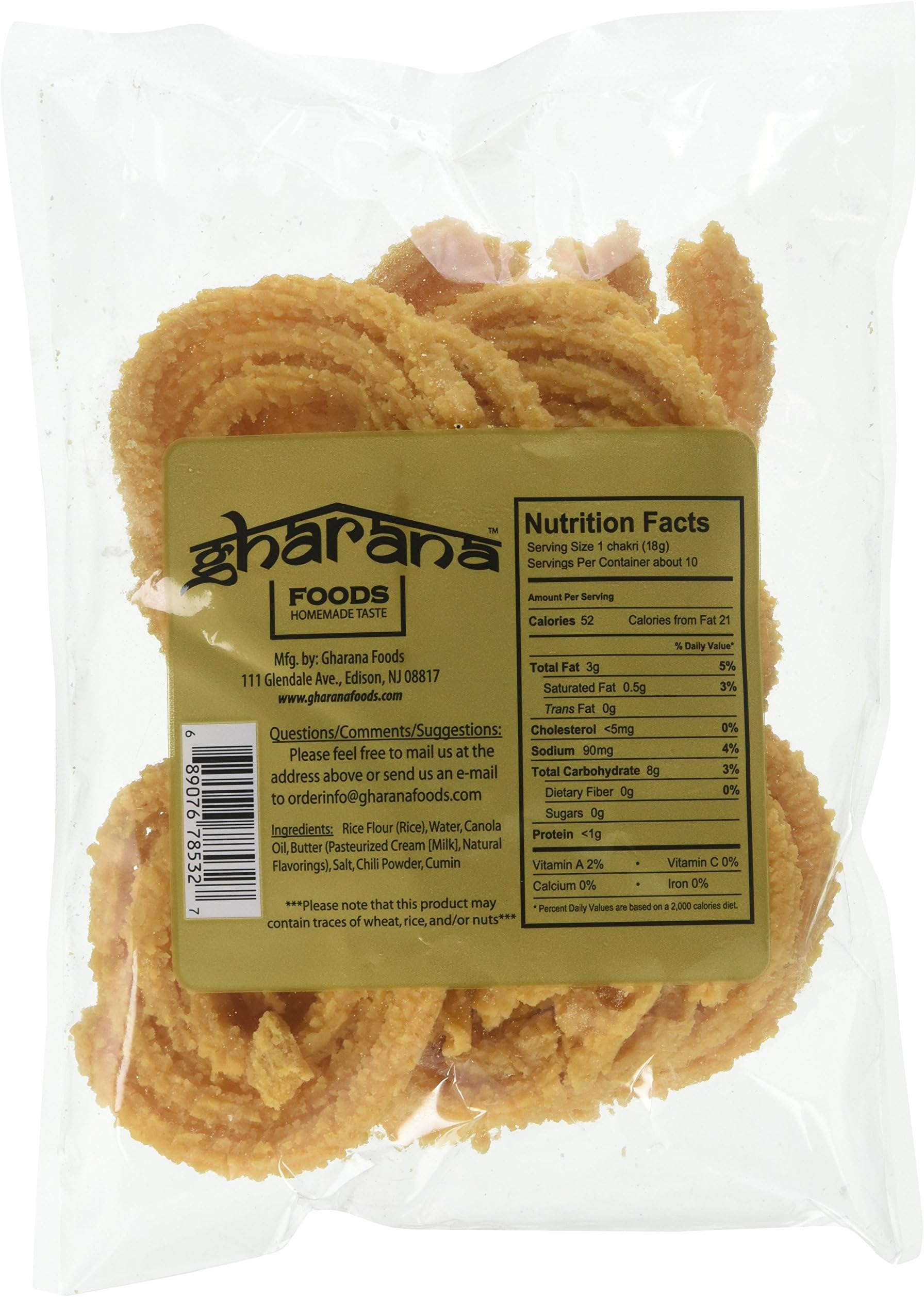 Gharana Foods Original Chakri, 6 oz