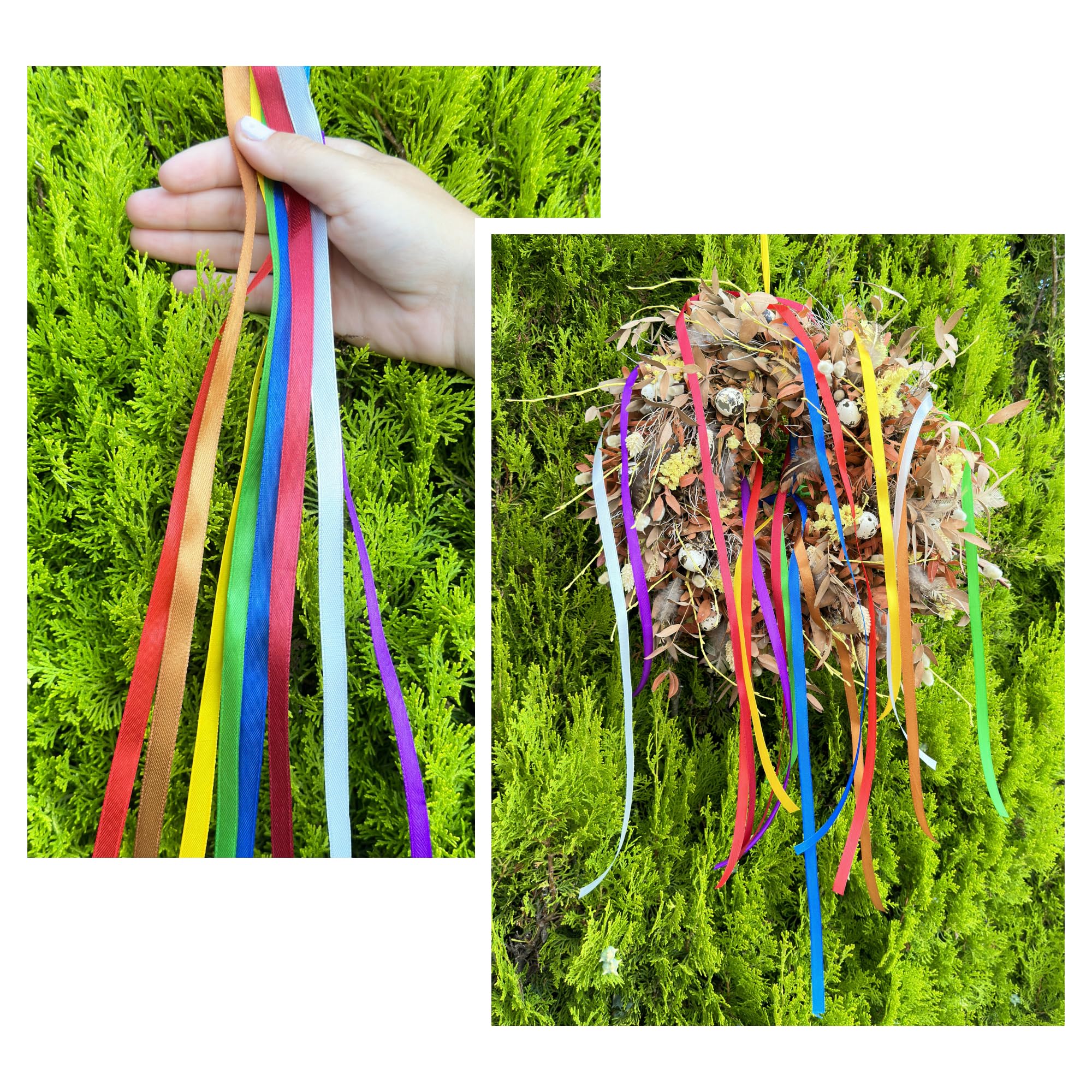 Satinband Set 12 Farben - 22m X 10mm Für Geschenke & Deko