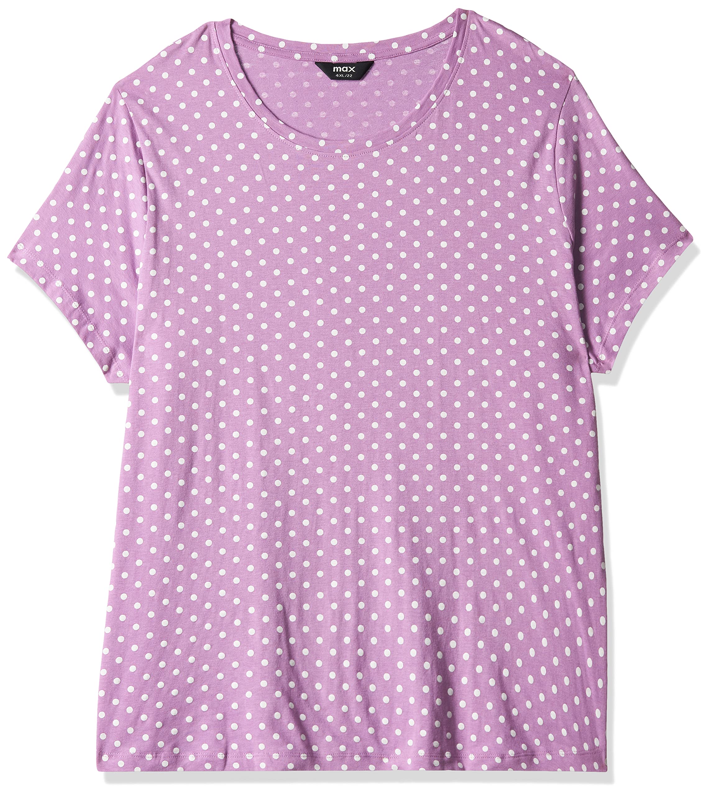 max Plus Size Women Striped Round Neck T-Shirt-picture-48