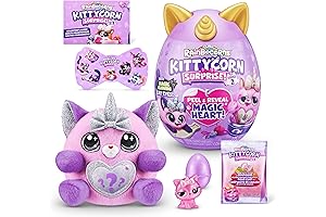 EZOOOL Rainbow Furby Kittycorn Surprise Series 2 (Bengal Cat), Collectible Plush Stuffed...