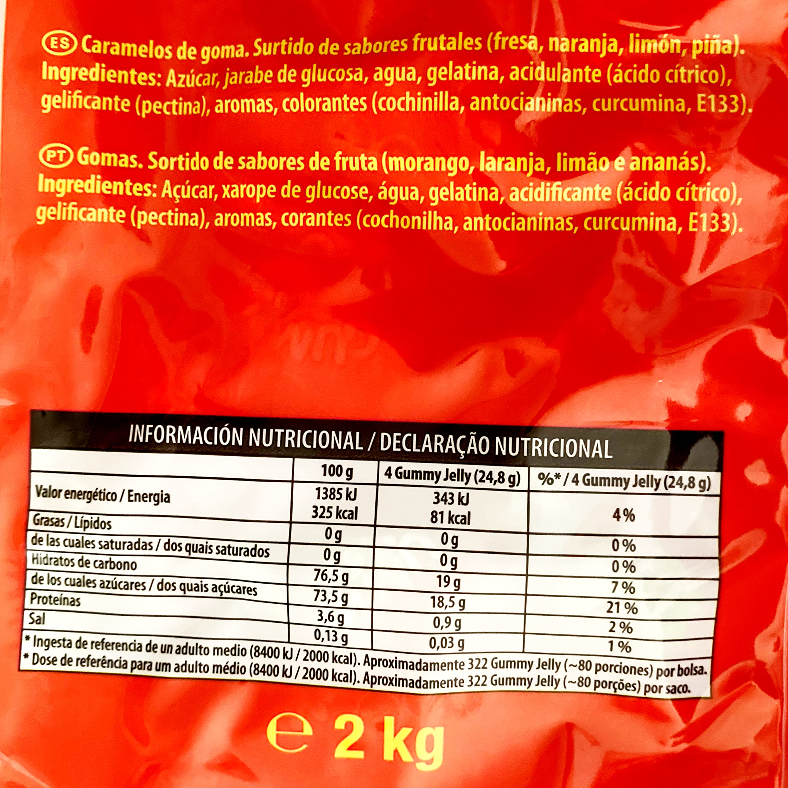 Pack Dulciora Pikotas Cereza 2 kg + Gummy Jellies 2 kg + Maíz Rosetero Oro del Mediterráneo 500 g