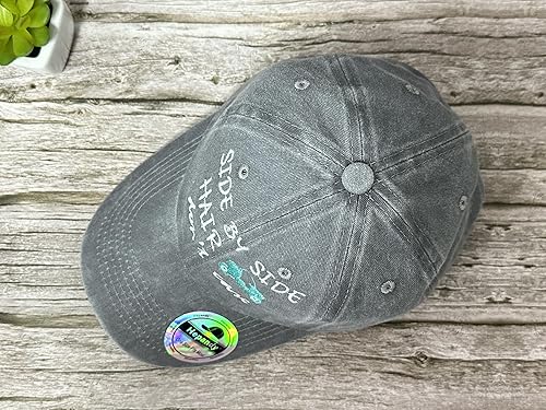 Miniatura 7 de Hepandy Sombreros bordados lado a lado del cabello Don't Care