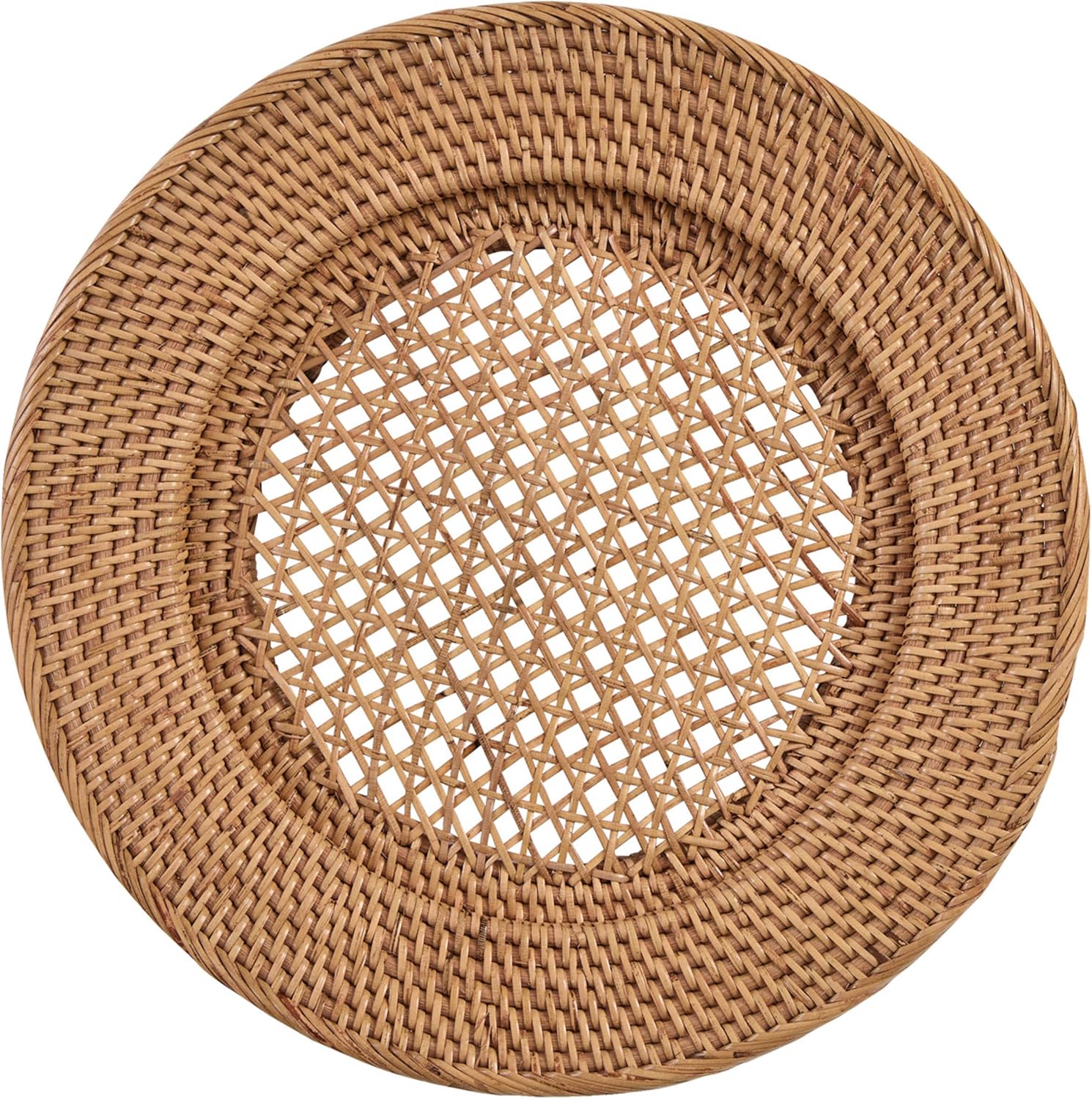 Park Designs Rattan Cane Weave Charger Set of 4