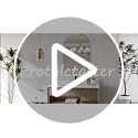 22x30 Mirrors for Bathroom Sink,Nano Arched Wall Mirror Both Ends can be Hung, Frameless Bathroom Mirros,Arched Bathroom Mirror for Wall