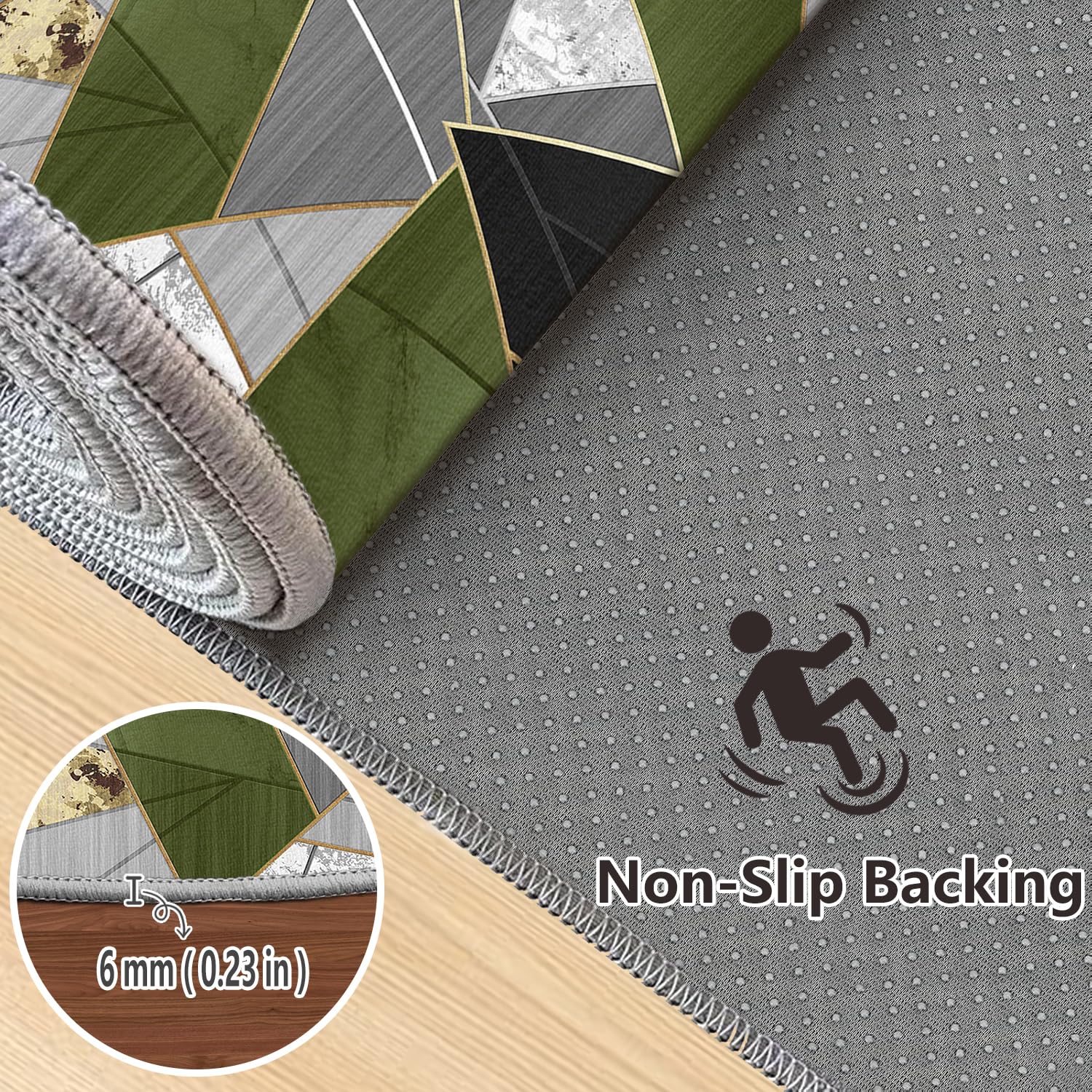 Dywany do przedpokoju Rugged 100 x 300 cm Chodnik Dywan Kuchnia