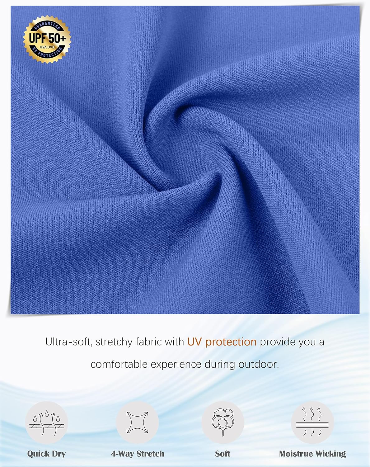 SANTINY Women's 20'' Knee Length Skorts Skirts 6 Pockets High Waisted Drawstring Long Athletic Tennis Golf Skirt Women - Image 6