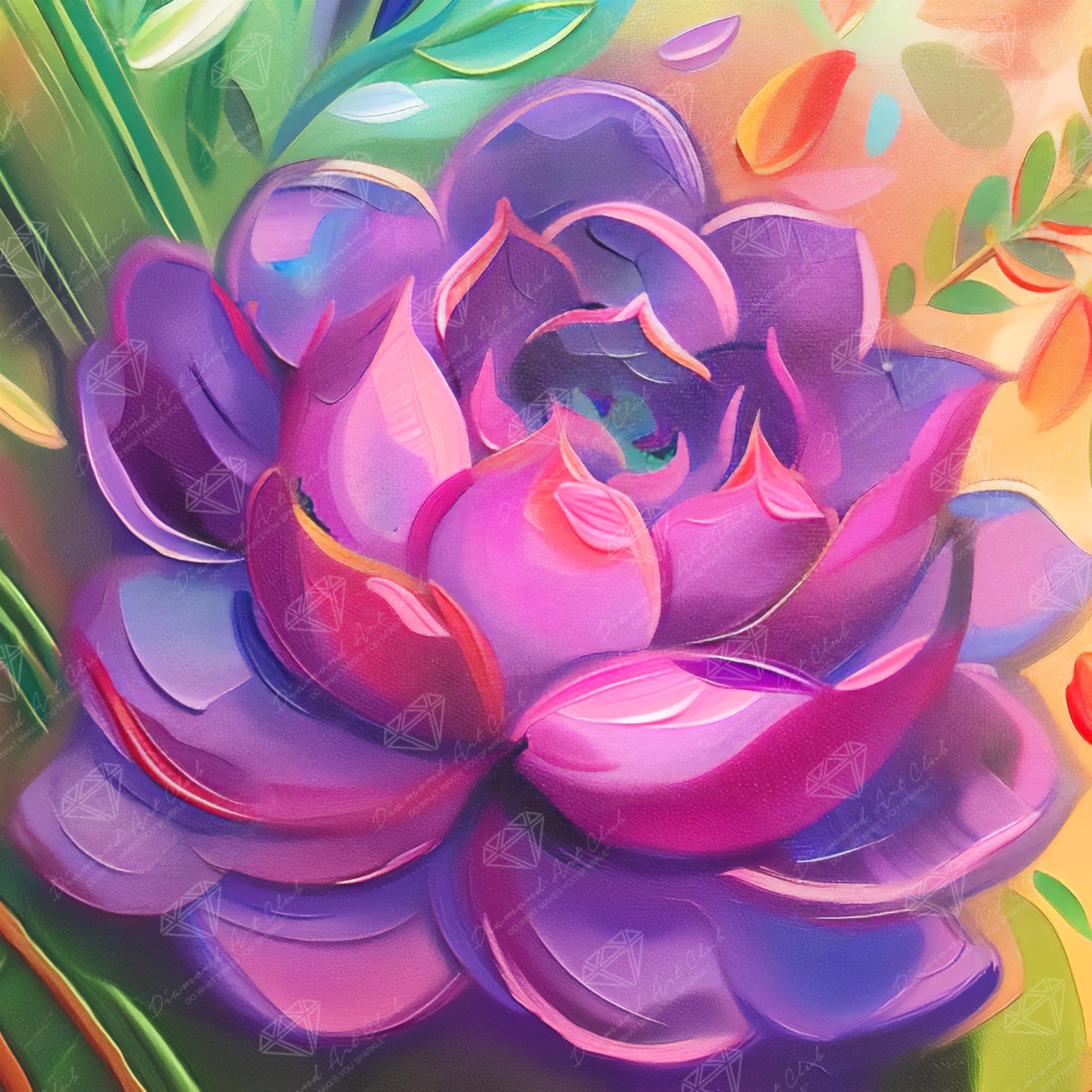 Amazon.com: DIAMOND ART CLUB Lolite Succulent Diamond Painting Kit