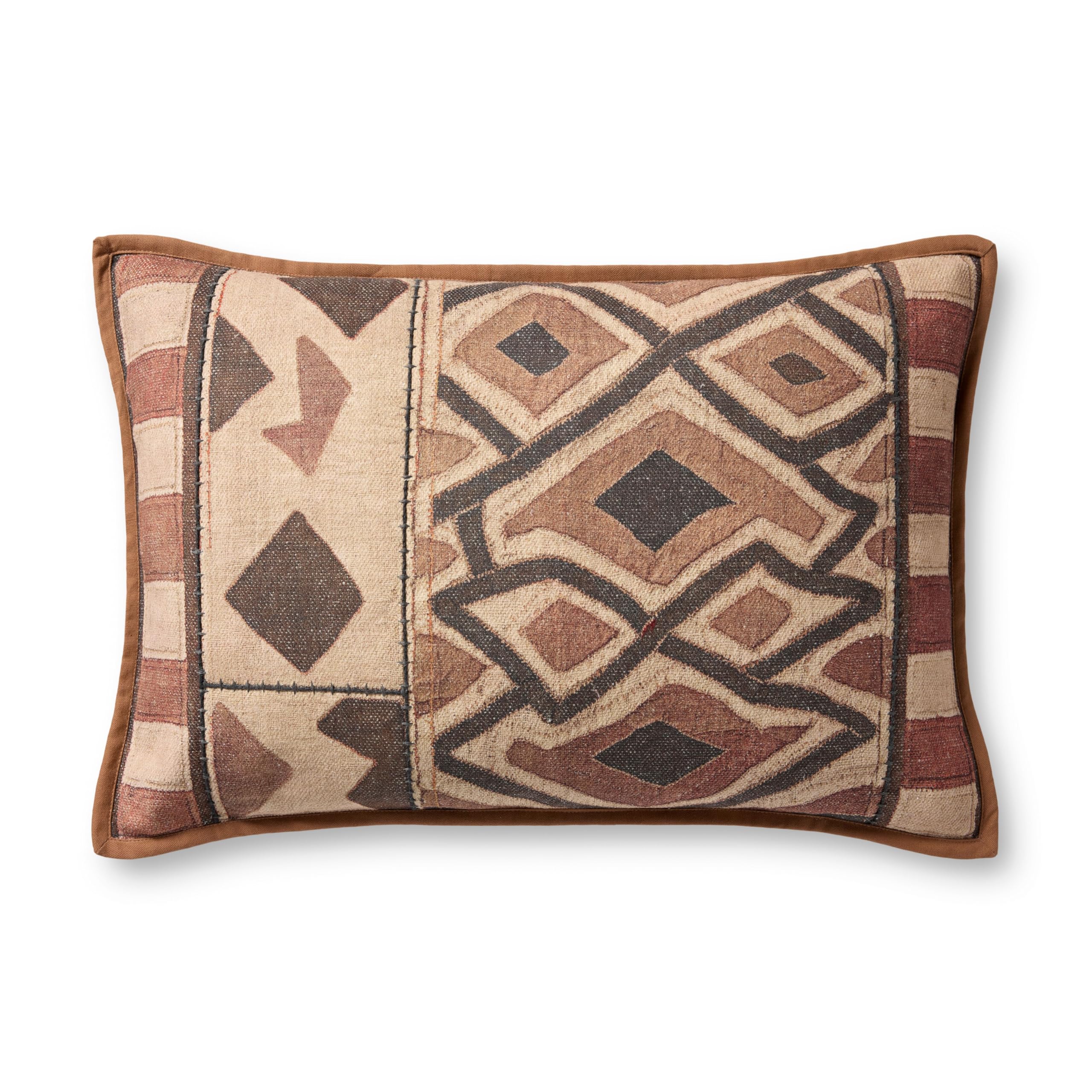 Loloi II Collection PLL0177 Multi 16'' x 26'' Cover w/Down Pillow