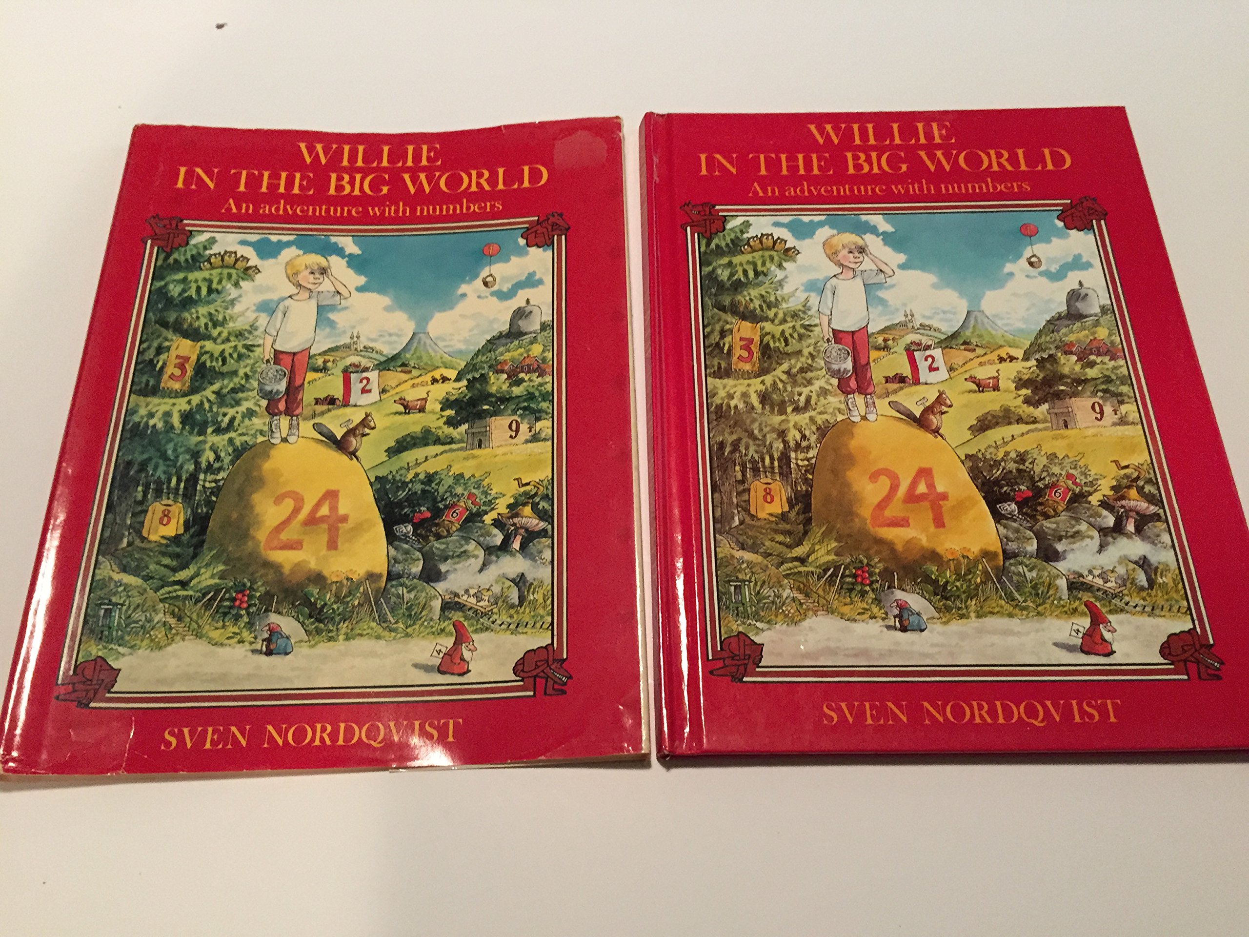 Willie in the Big World: An Adventure With Numbers (English and Swedish Edition) Hardcover – January 1, 1986