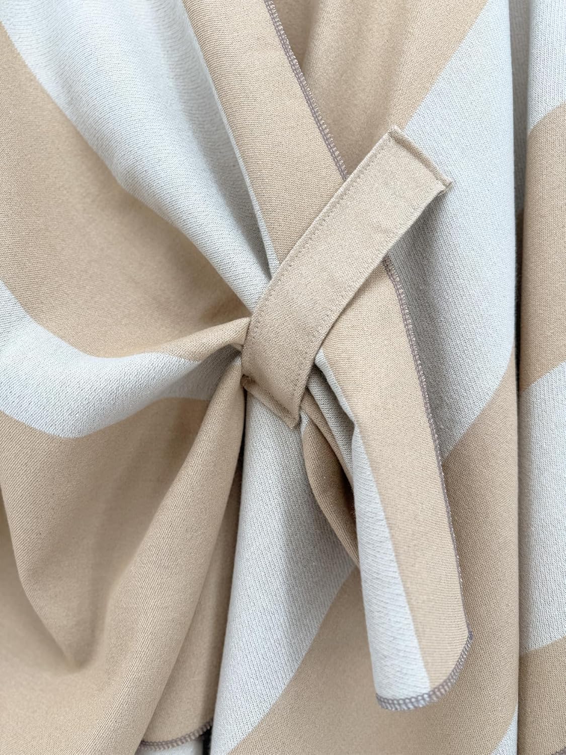 Women's Elegant Shawl Wraps, Soft Open Front Poncho Cape, Reversible Casual Cardigan Shawls for Gift Travel - Image 5