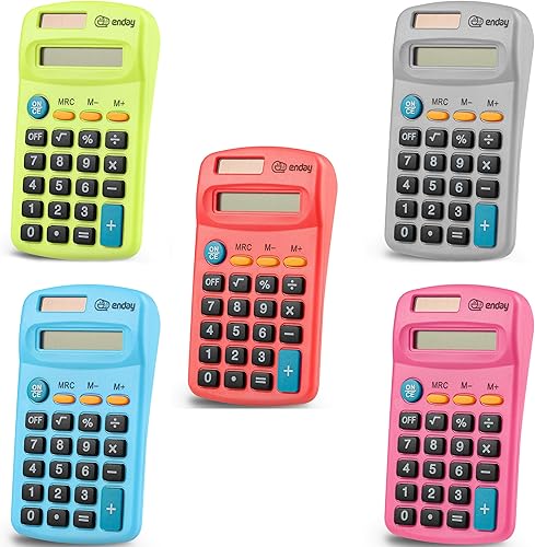 Miniatura 8 de Calculadora de tamaño de bolsillo de 8 dígitos, doble alimentación, pantalla LCD grande, calculadoras de oficina de contabilidad de escritorio para
