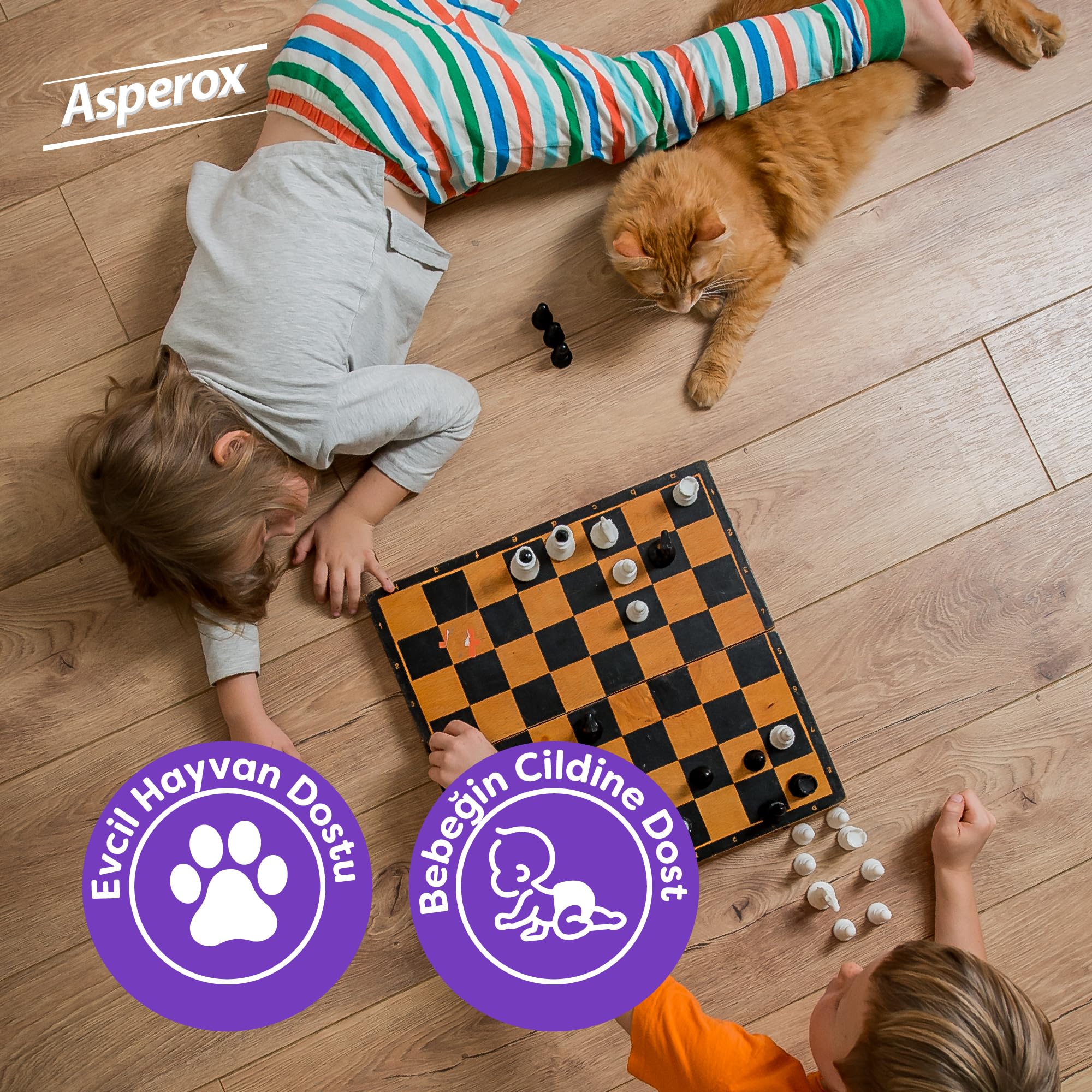 Asperox Bahar Esintisi Yüzey Temizleyici Menekşe & Yasemin 1000 ml 2li paket