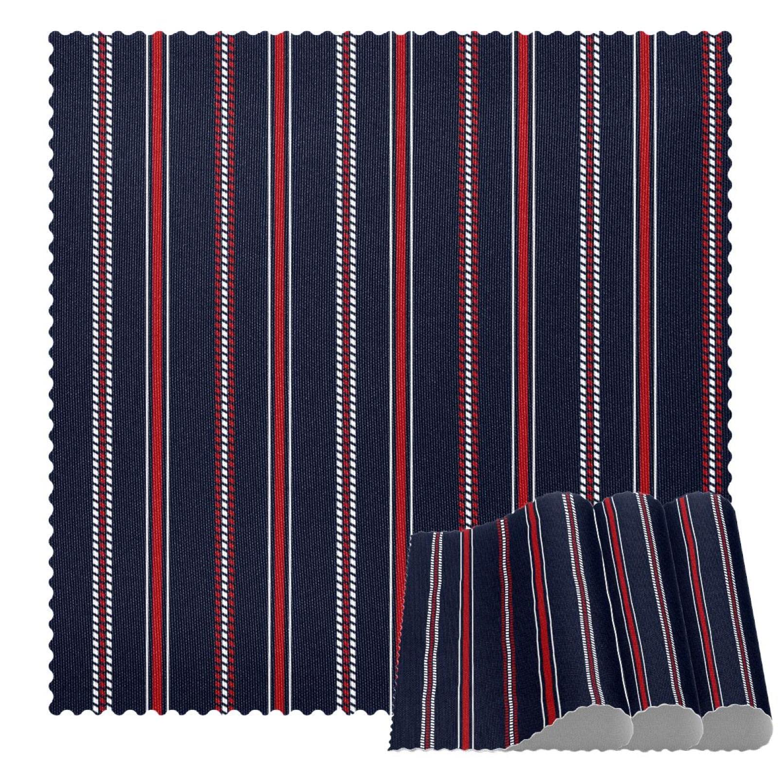 Motif à carreaux rouge noir sets de table de cuisine 12 x 12 pouces résistants