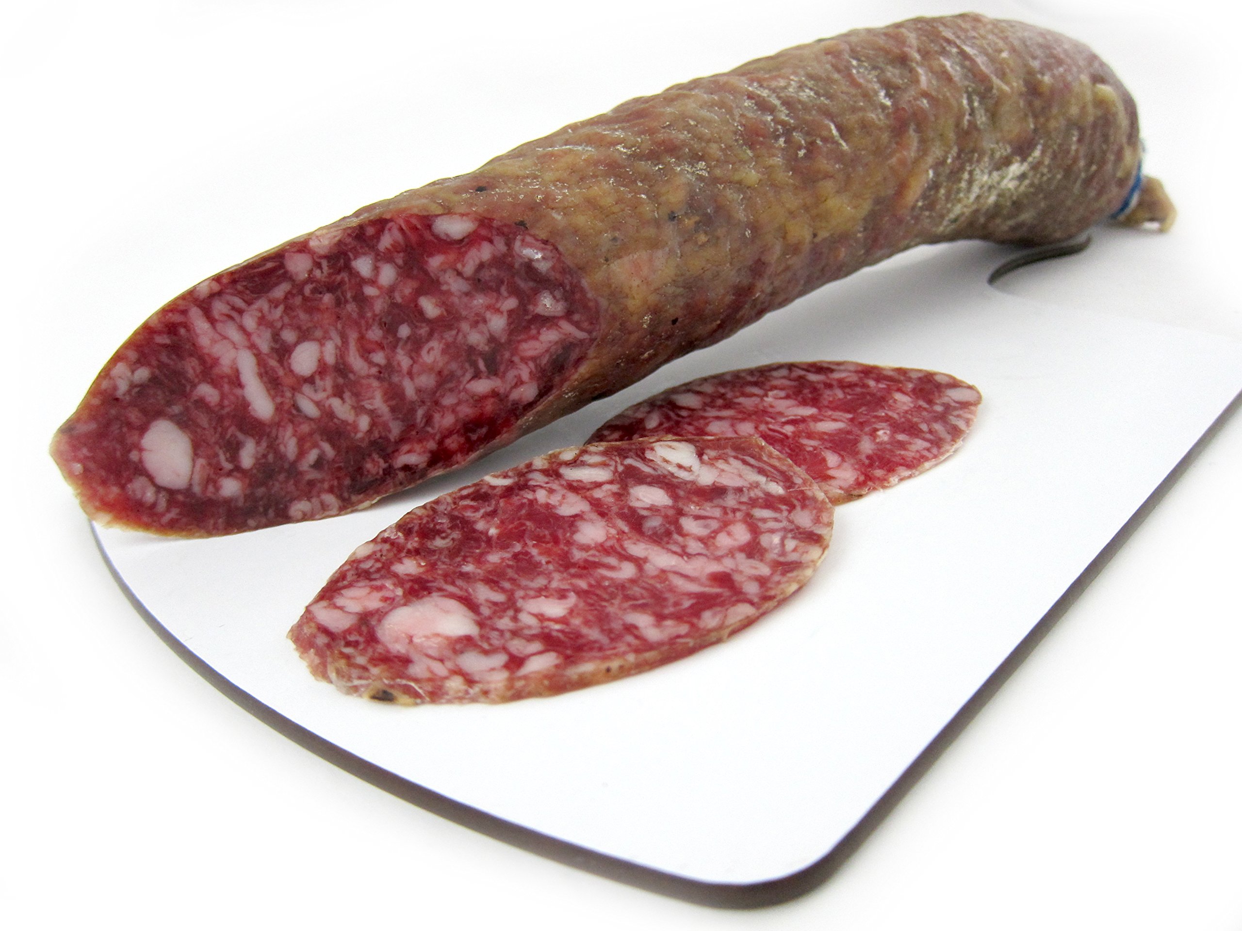 SALCHICHÓN CULAR IBÉRICO BELLOTA CERTIFICADO ELABORACIÓN TRADICIONAL Y CURACIÓN EN BODEGA NATURAL. PIEZA DE 700-800 gr ENVASADA AL VACIO