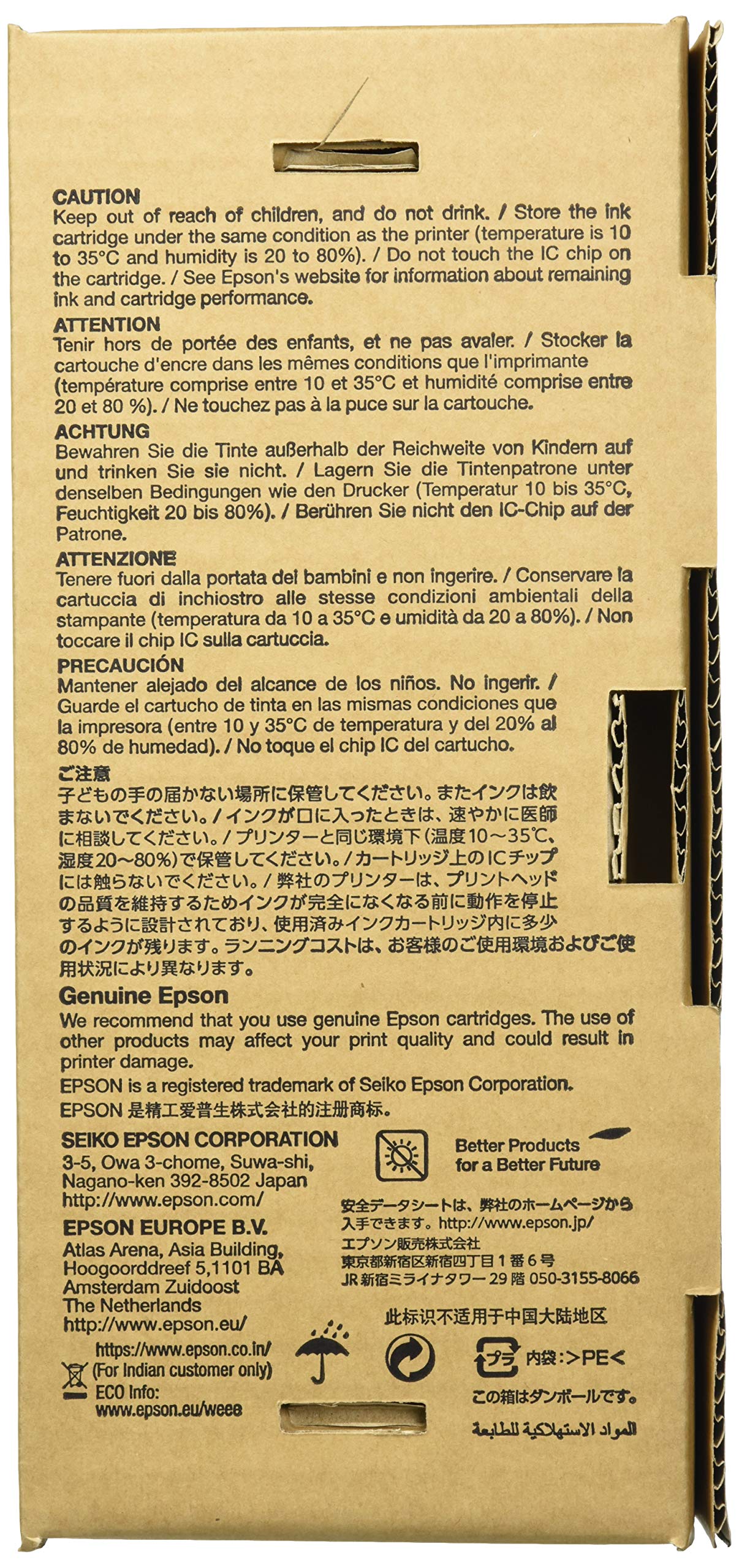 Amazon.co.jp: EPSON 純正インクカートリッジ SC9GY35 グレー/350ml