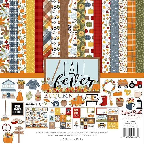Echo Park Collection Kit 12" X12" - Fiebre de otoño