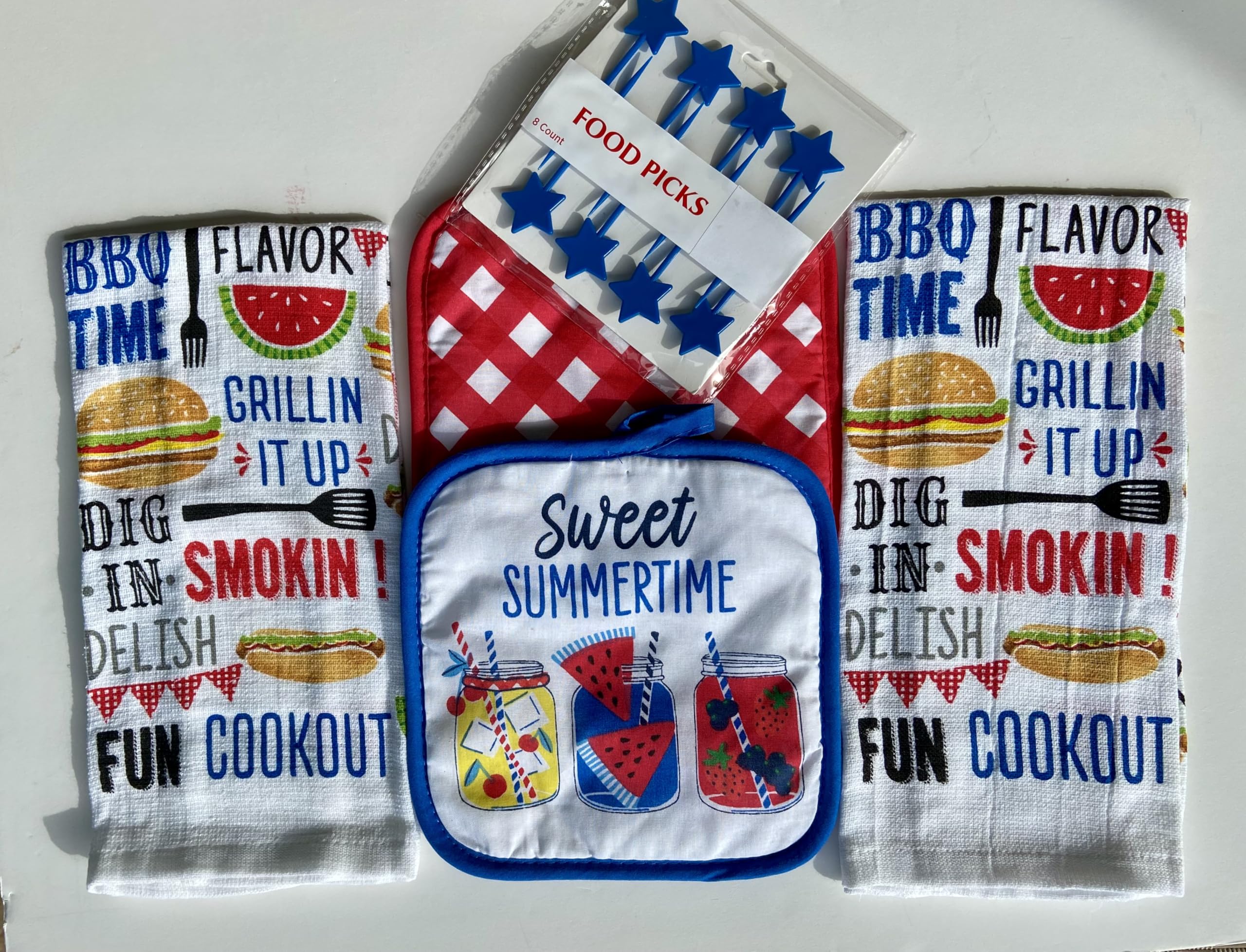 BBQ Grillin' 5 Piece Towel Set - 