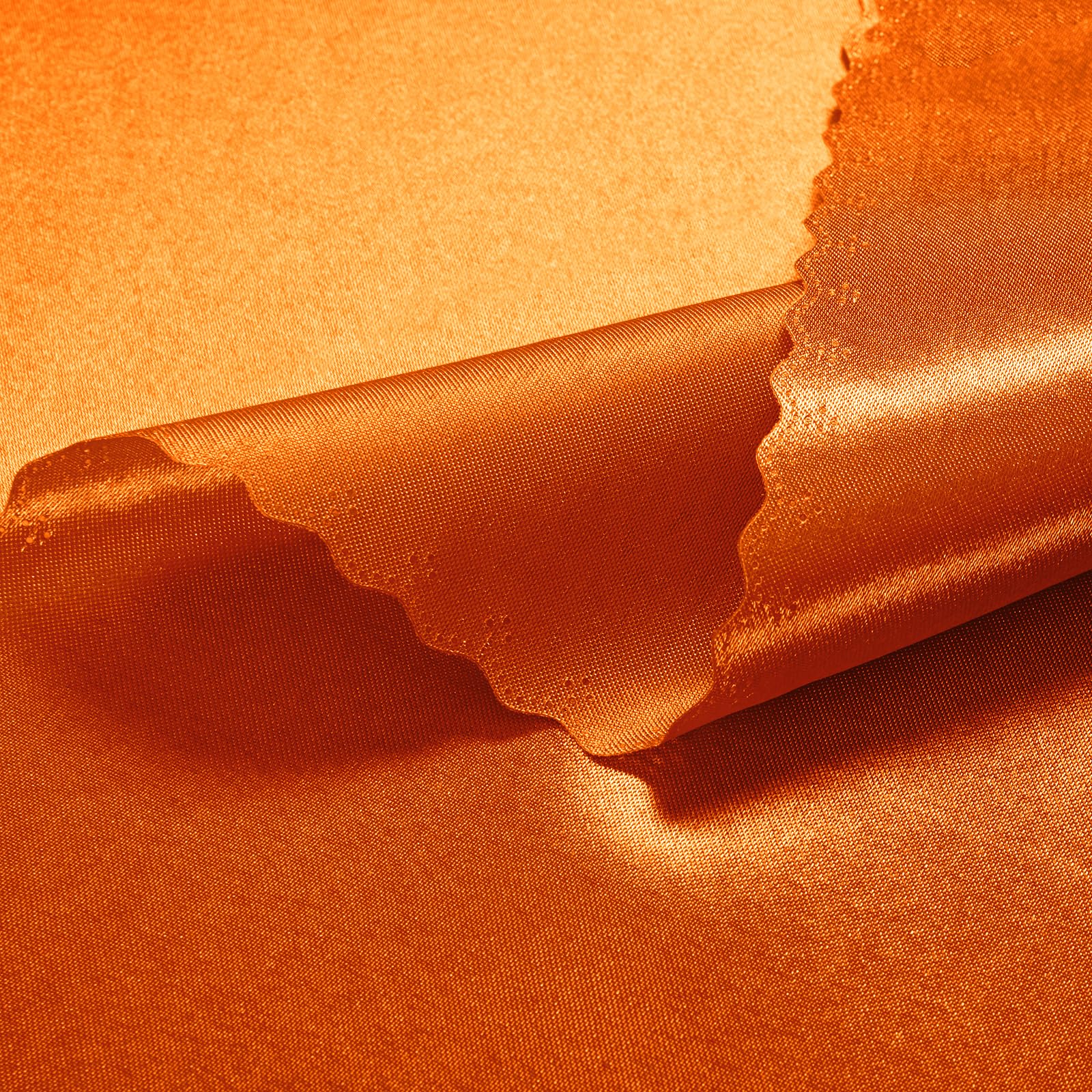 VACVELT Satin-Servietten Gebranntes Orange - 43,2x43,2cm 12 Stück