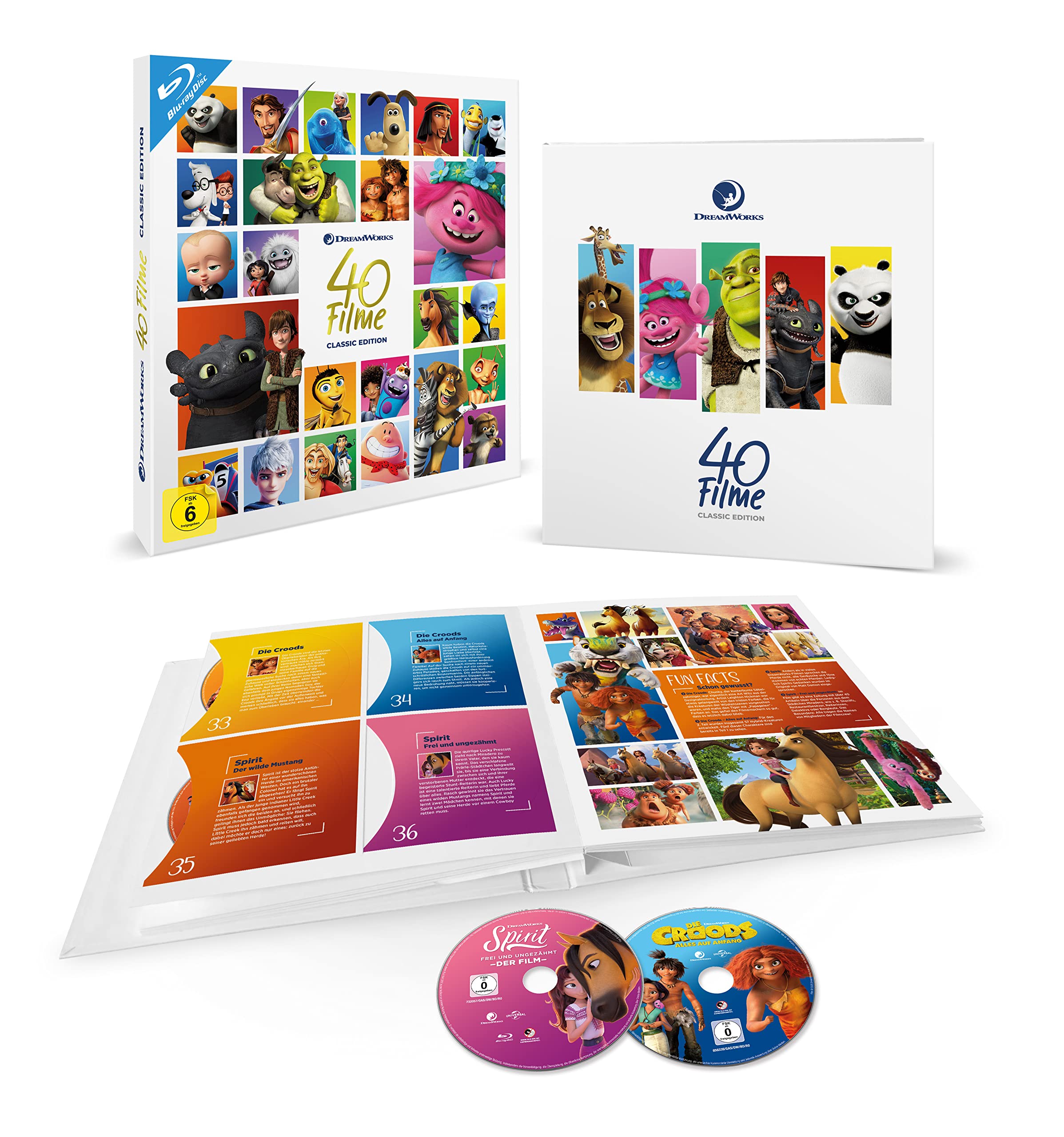 Dreamworks Classics Komplettbox - 40 Filme (Blu-ray)